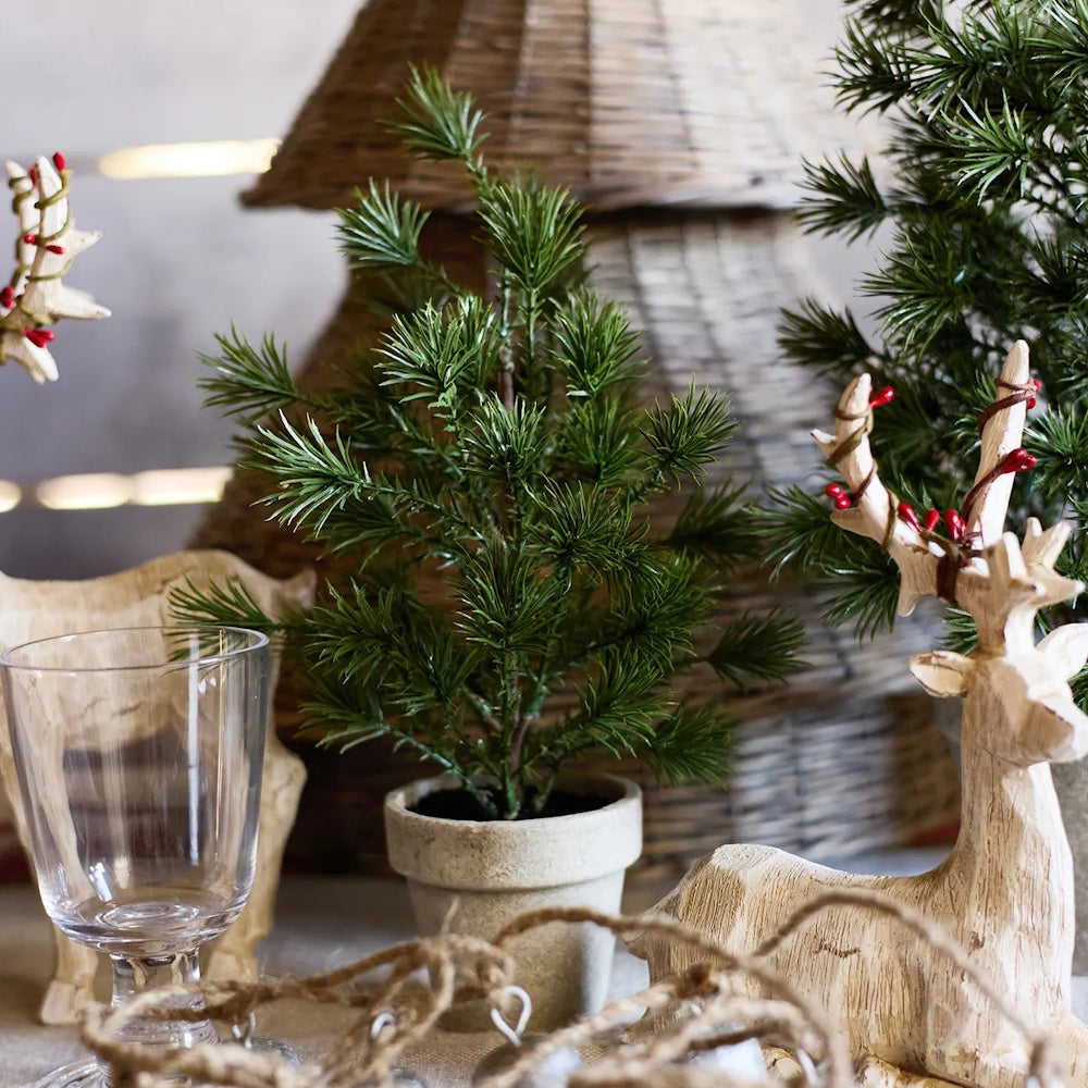 French Country Table Pine Tree X-Small