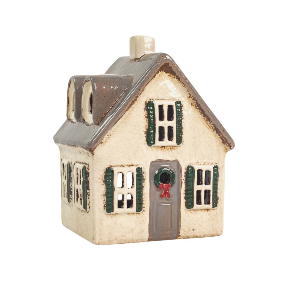Nordgard Tea Light House Villa with Bow Wreath