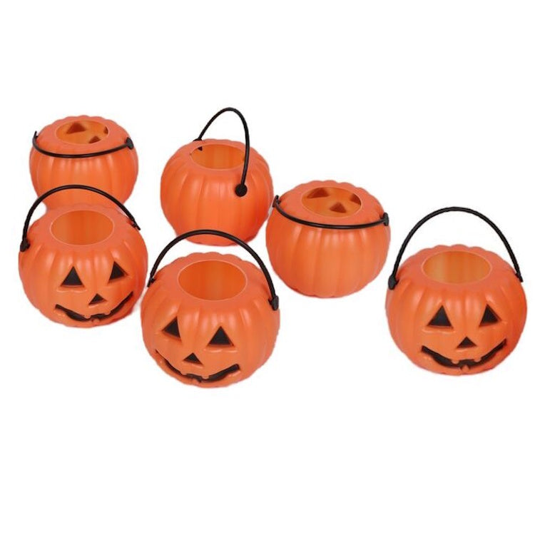 Mini Pumpkins Treat Buckets 6pk