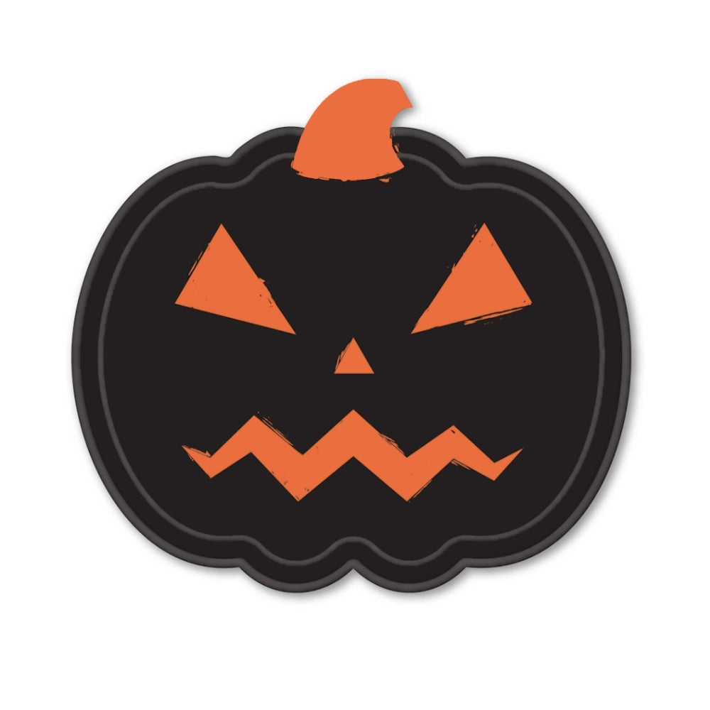 Fright Night Pumpkin Lunch Plates 8pk
