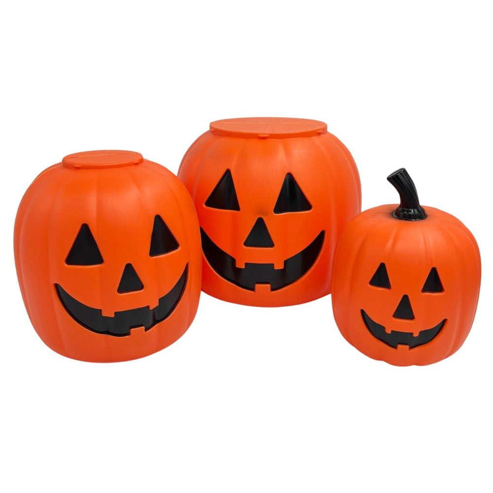 Fright Night Stackable Pumpkins Set of 3