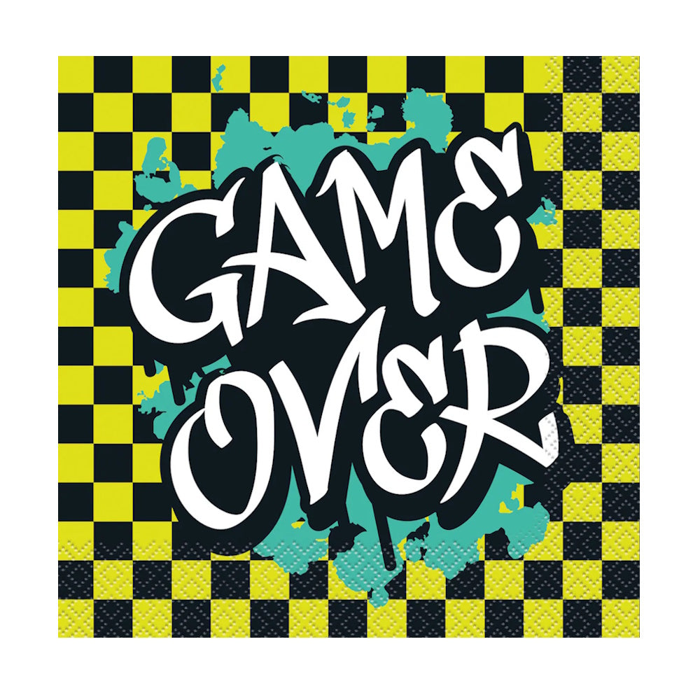 Game Over Lunch Napkins 16pk