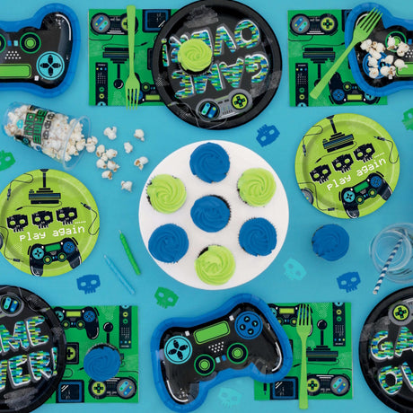 Gamer Birthday Dinner Plates 8pk