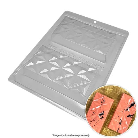 Chocolate Geometric Slab Chocolate Mould