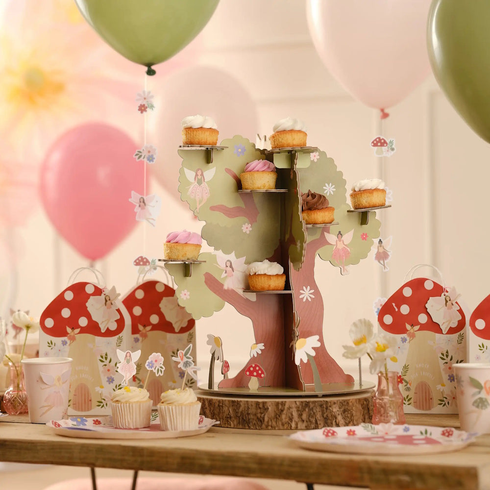 Fairy Garden Floral Plates 8pk