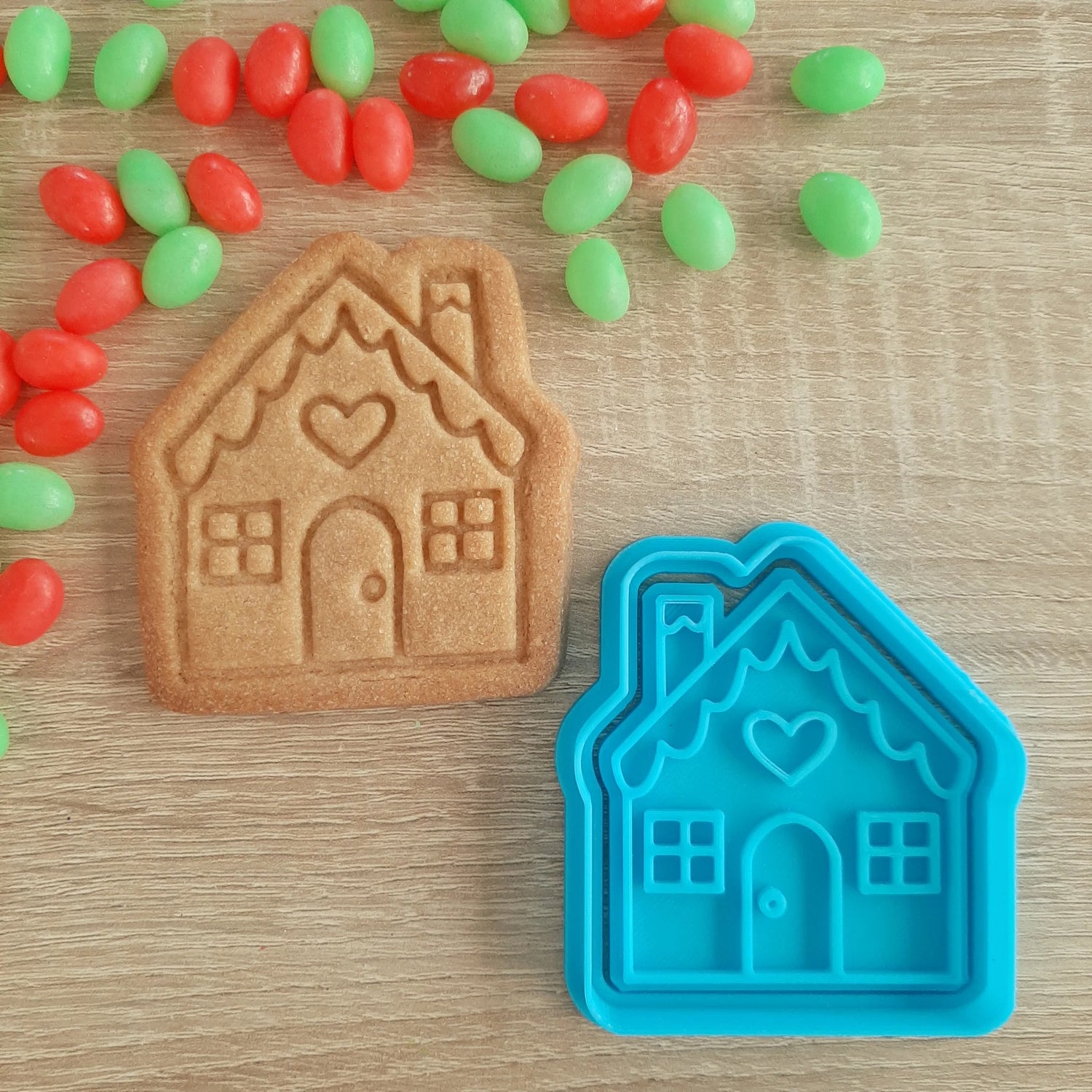 Gingerbread House Cookie Cutter & Embosser