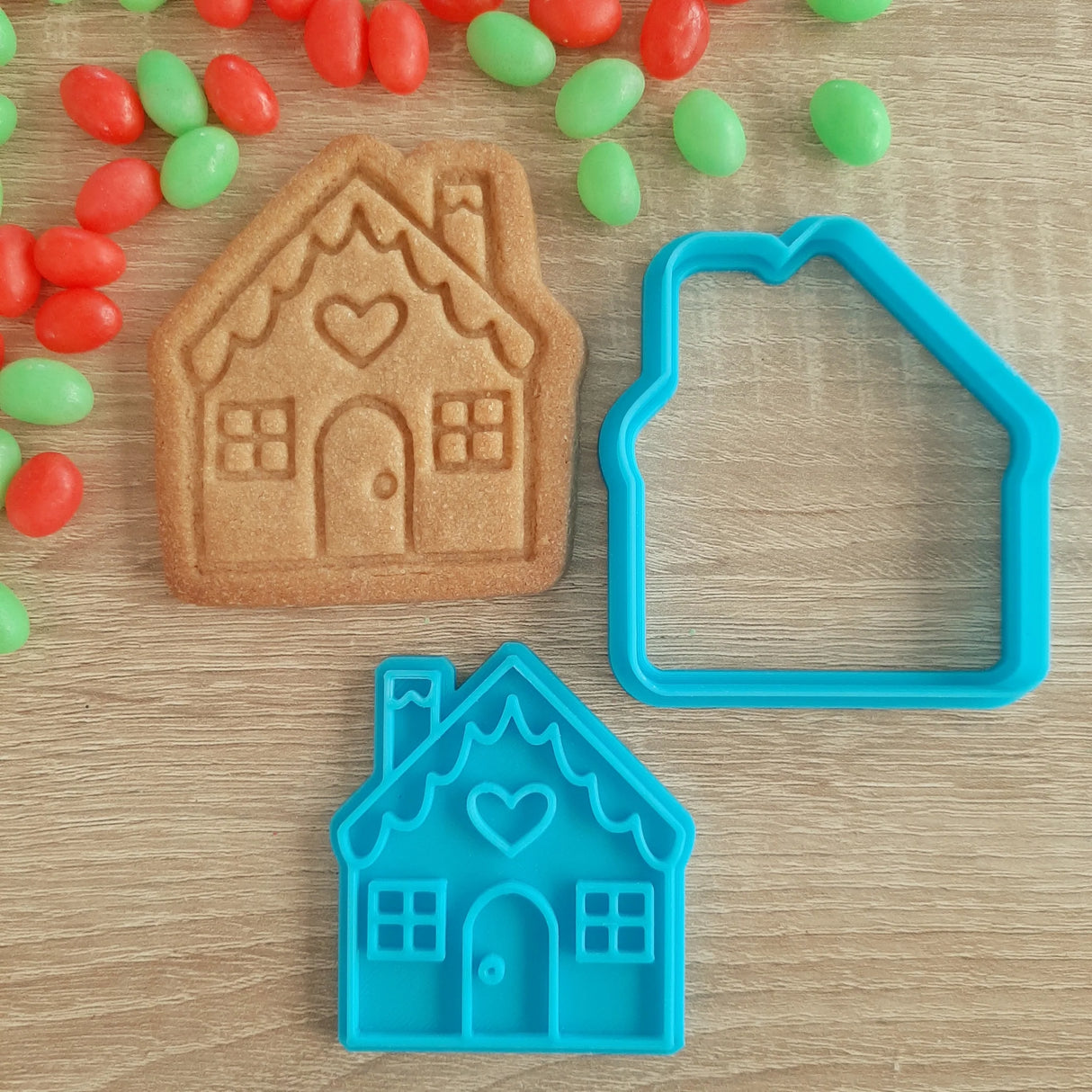 Gingerbread House Cookie Cutter & Embosser