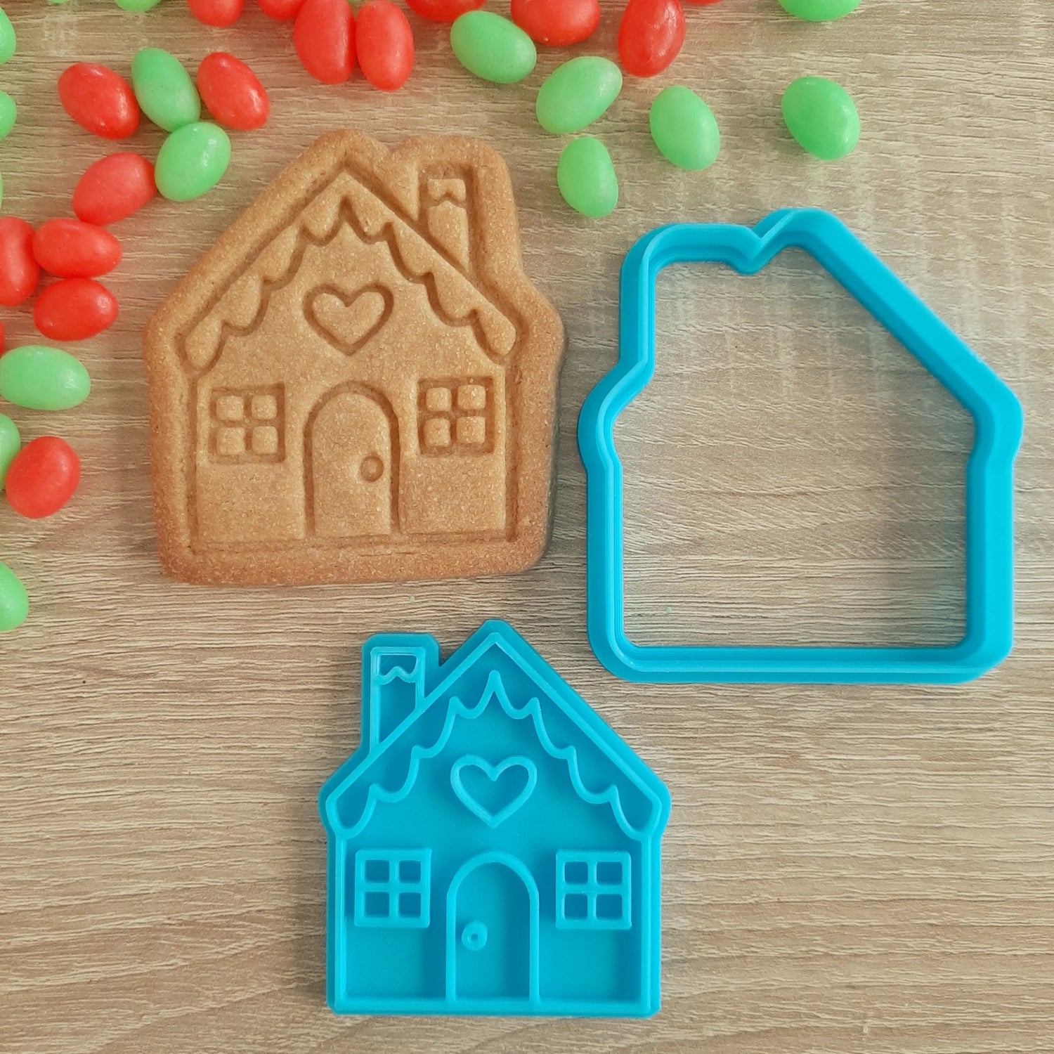 Gingerbread House Cookie Cutter & Embosser