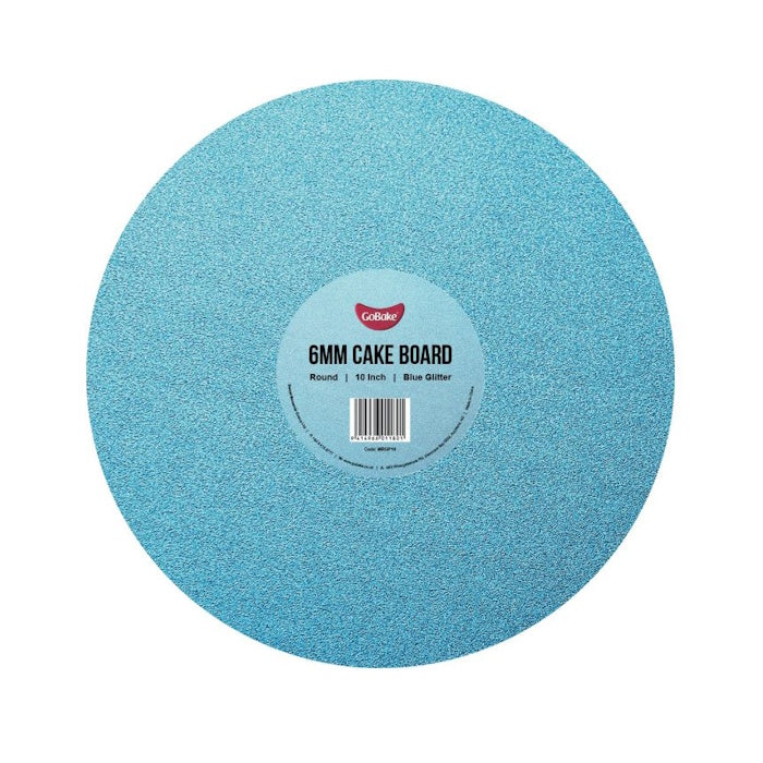 Blue Glitter Round Cake Board 10in
