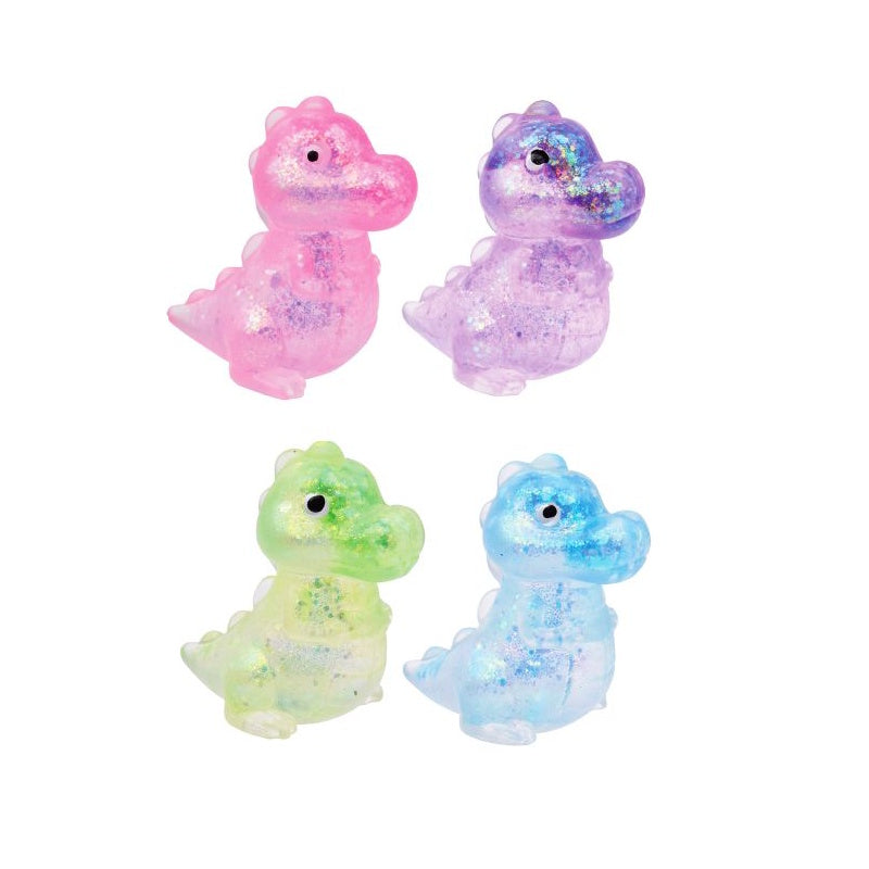 Glitter Dinosaur Squeeze Toy (Assorted)