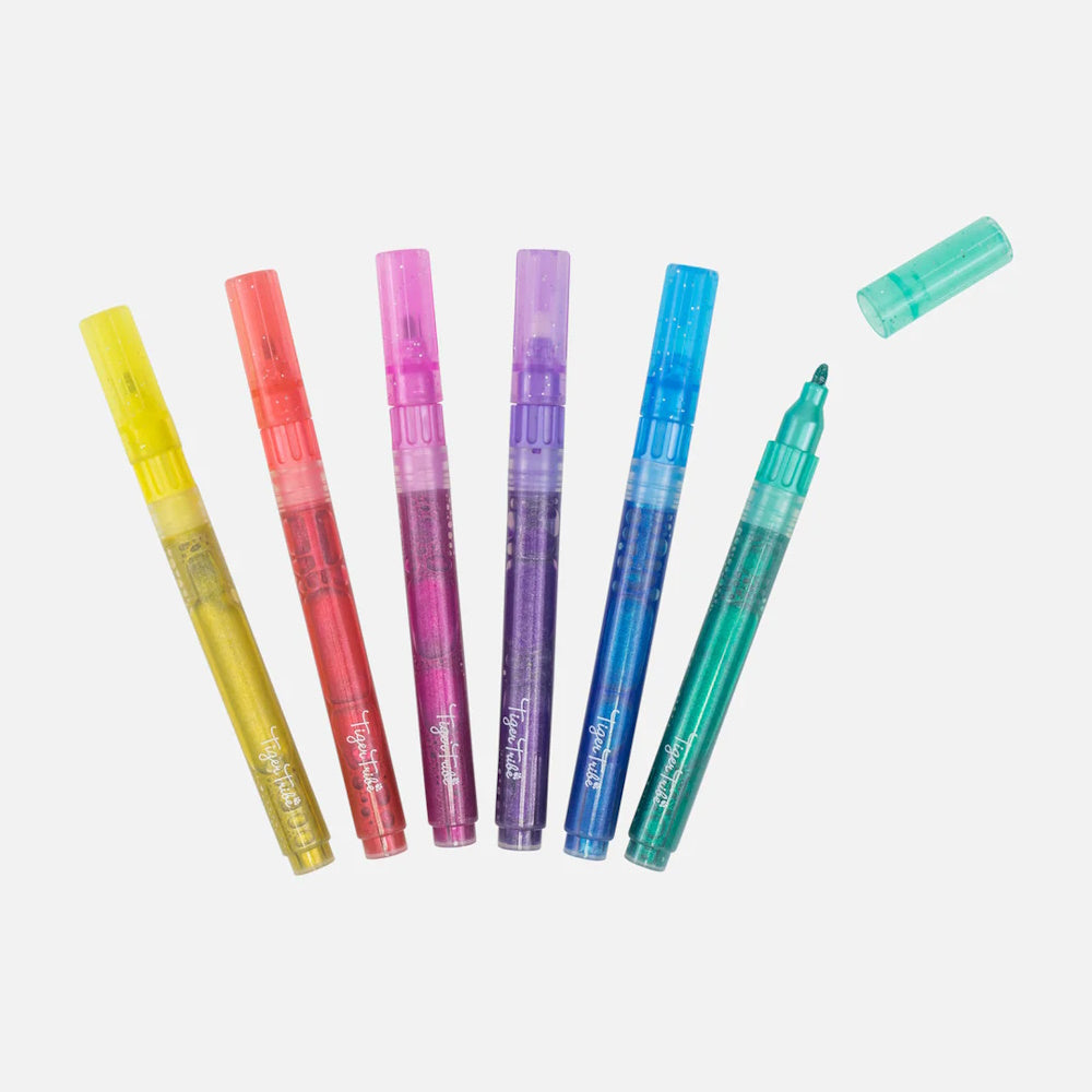 Glitter Markers 6pk
