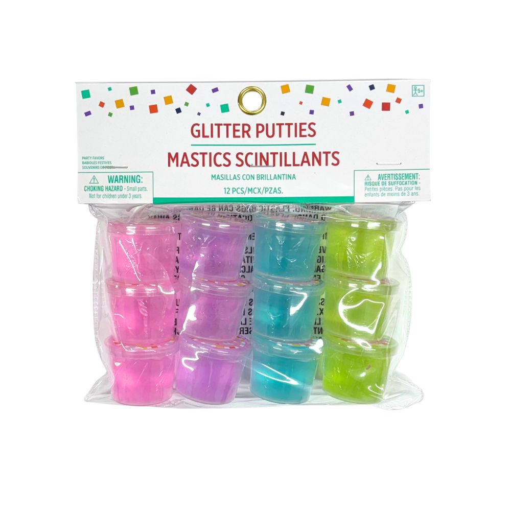 Glitter Putty 12pk