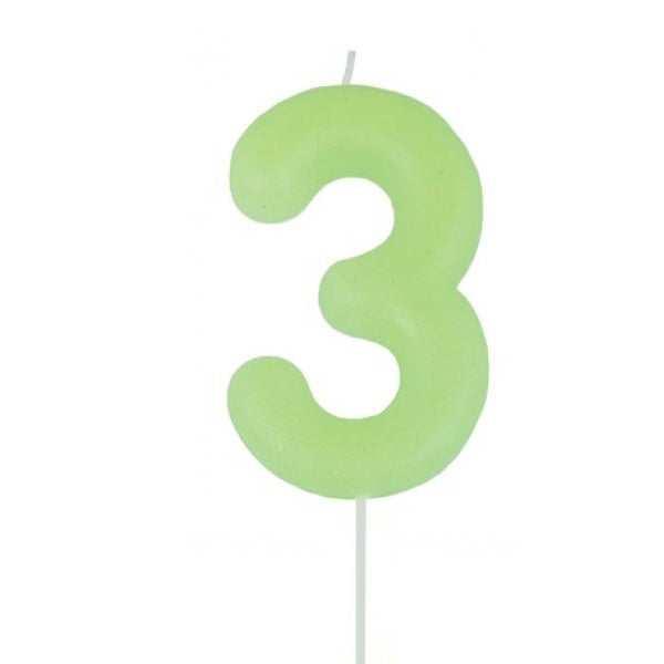 Glow in the Dark Candle - Number 3