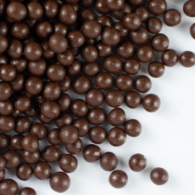 GoBake Choccy Toppys Choc Pearls - Dark Choc