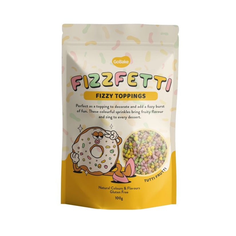 GoBake Fizzfetti Fizzy Toppings - Tutti Frutti