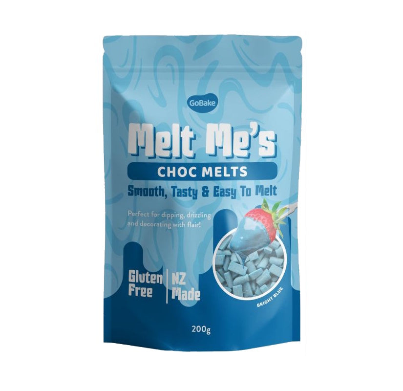 GoBake Melt Me's Choc Melts - Bright Blue