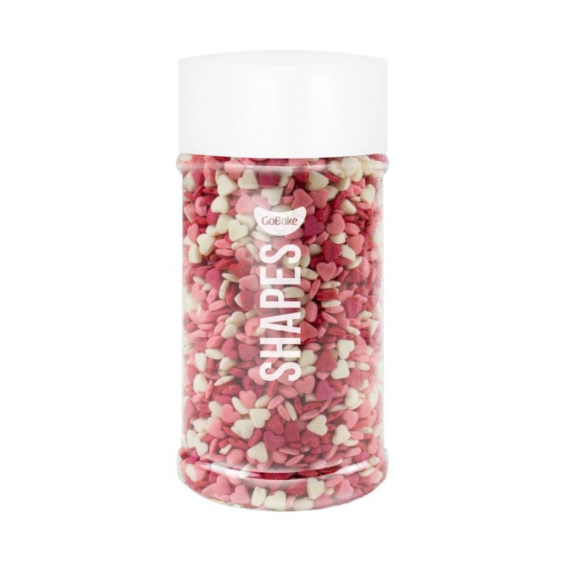 GoBake Sprinkle Shapes Mini Hearts - Pastel