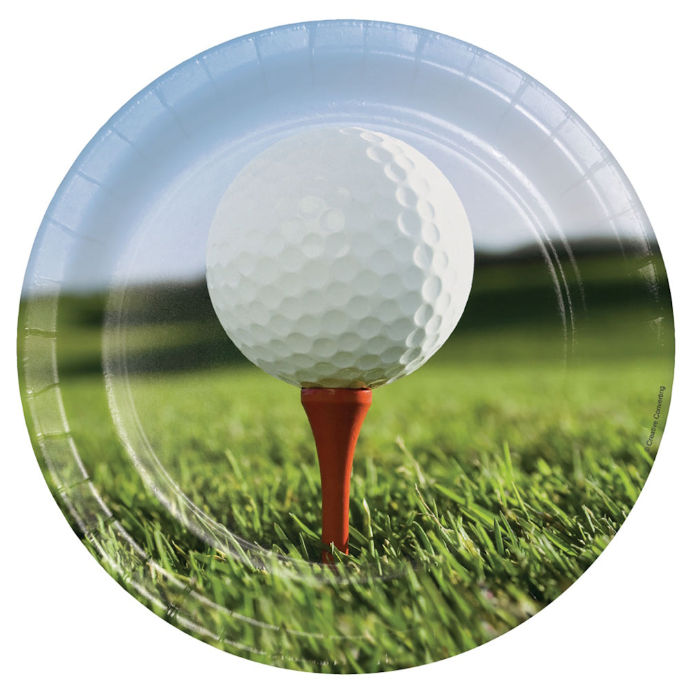 Golf Fanatic Dinner Plates 8pk