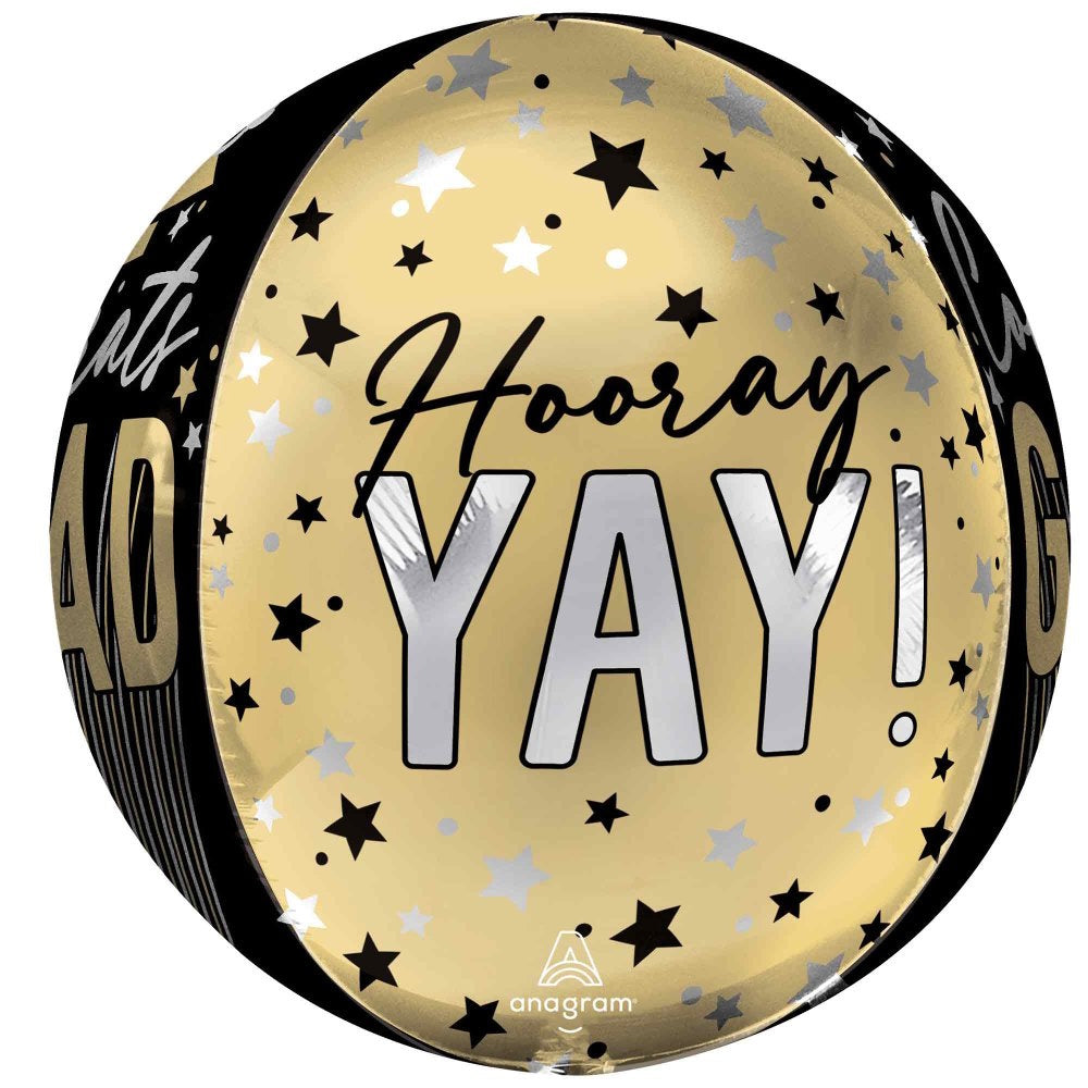 Congrats Grad Orbz Balloon