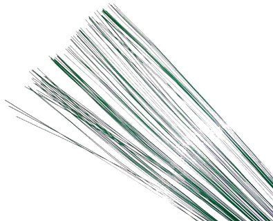 Green Flower Wire 28 Gauge 50pk