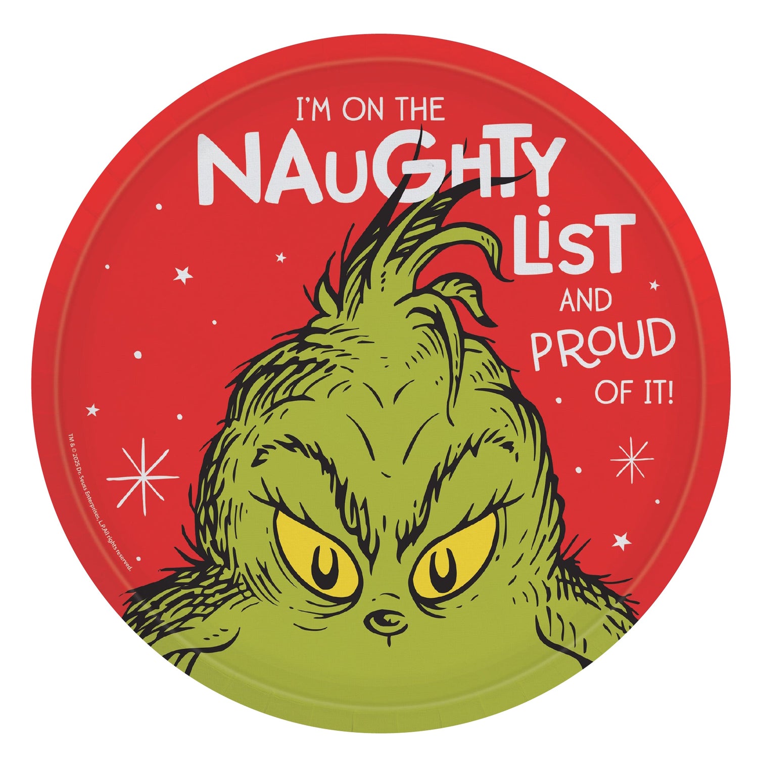 The Grinch Dinner Plates 8pk