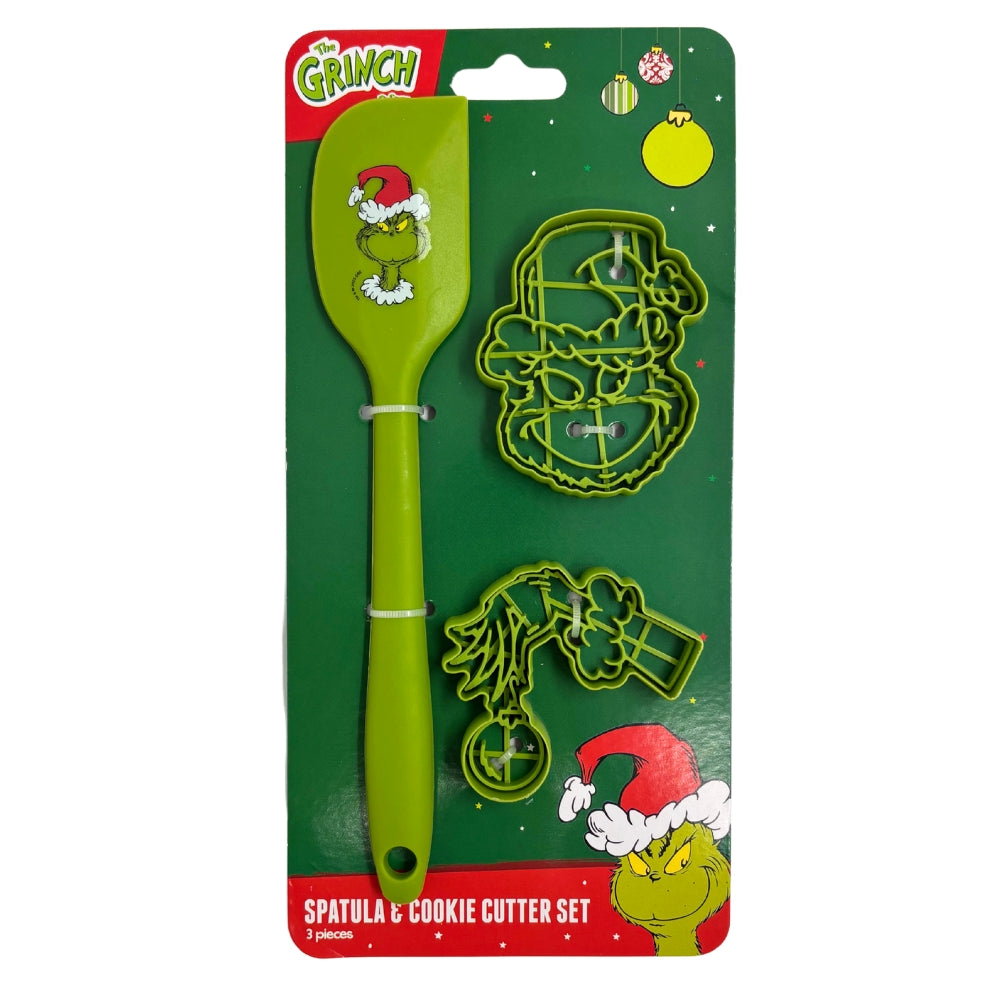 The Grinch Spatula & Cookie Cutters Set