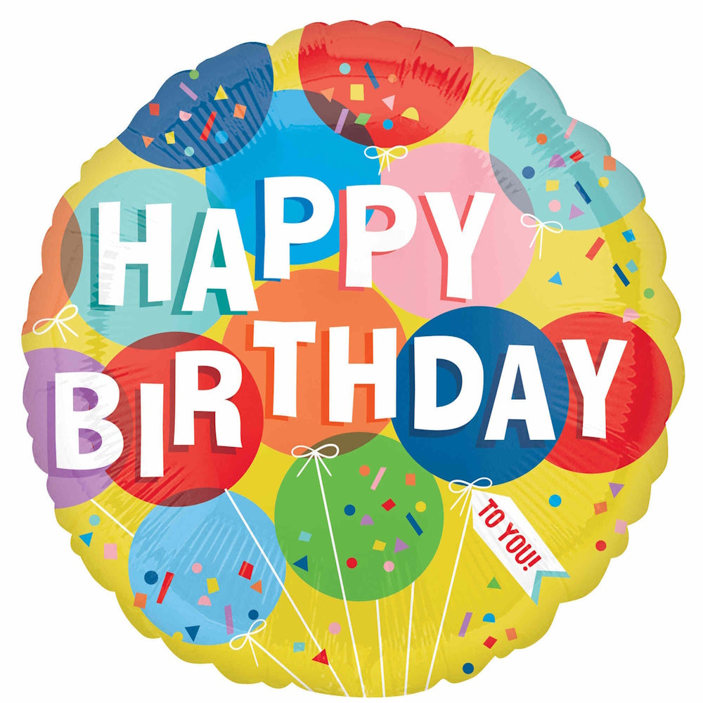 Happy Birthday To You Foil Balloon