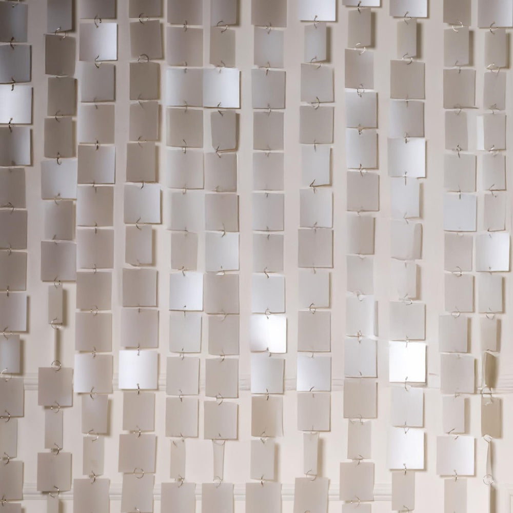 Happy Bowday Pearlised Sequin Hanging Backdrop