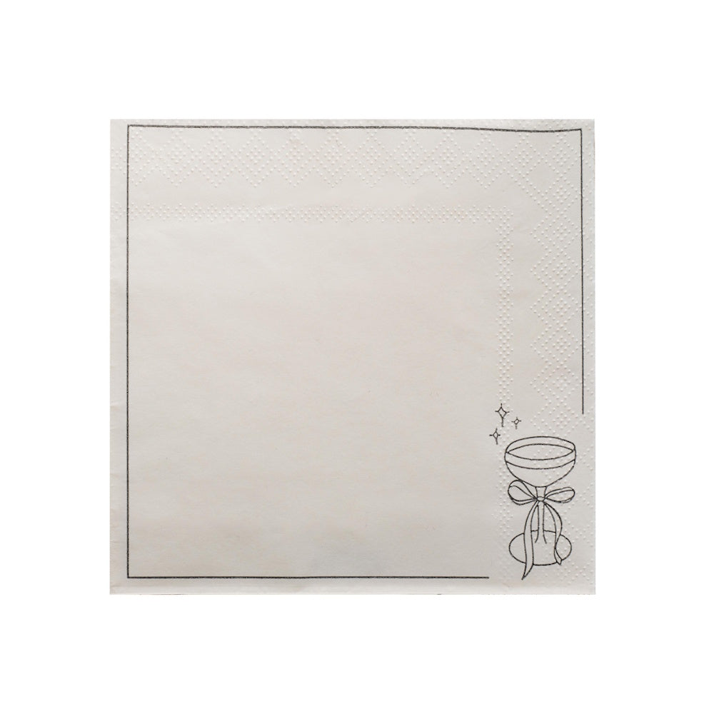 Happy Bowday Cocktail Napkins 16pk