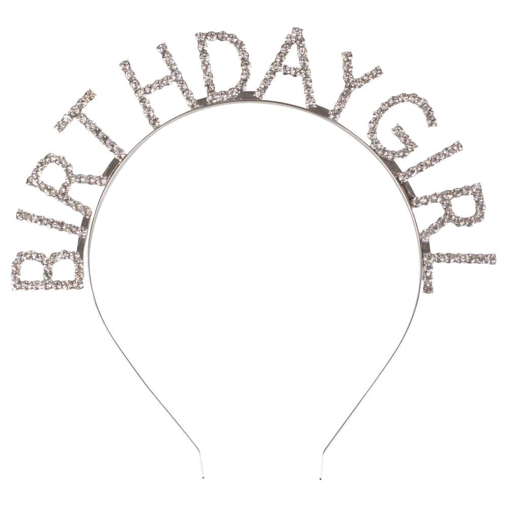 Happy Bowday Birthday Girl Embellished Headband