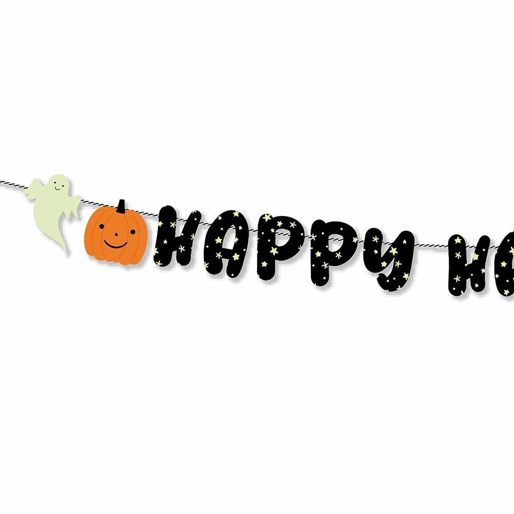 Happy Halloween Glow-in-the-Dark Garland