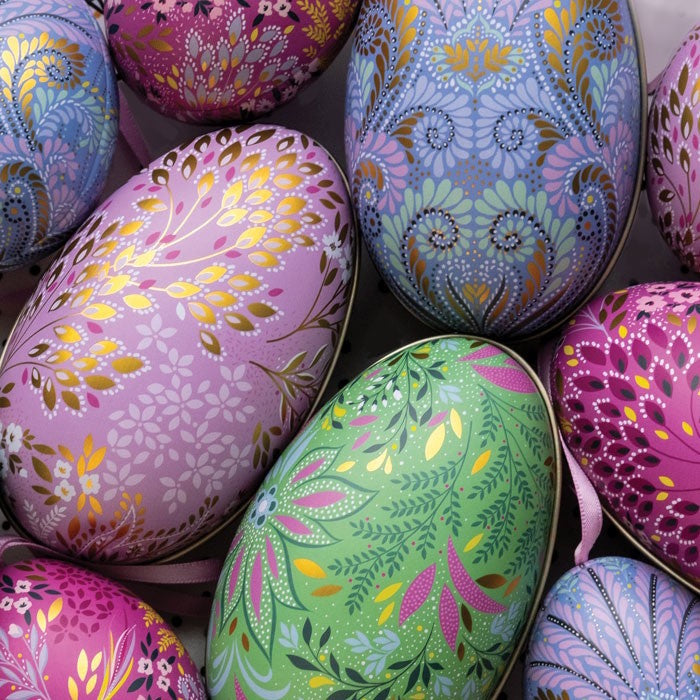 Haveli Fillable Medium Easter Egg Tin - Assorted