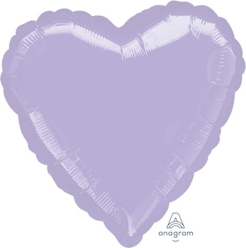 Heart Shaped Foil Balloon - Lilac