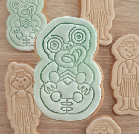 Mini Hei-Tiki Cookie Cutter & Embosser