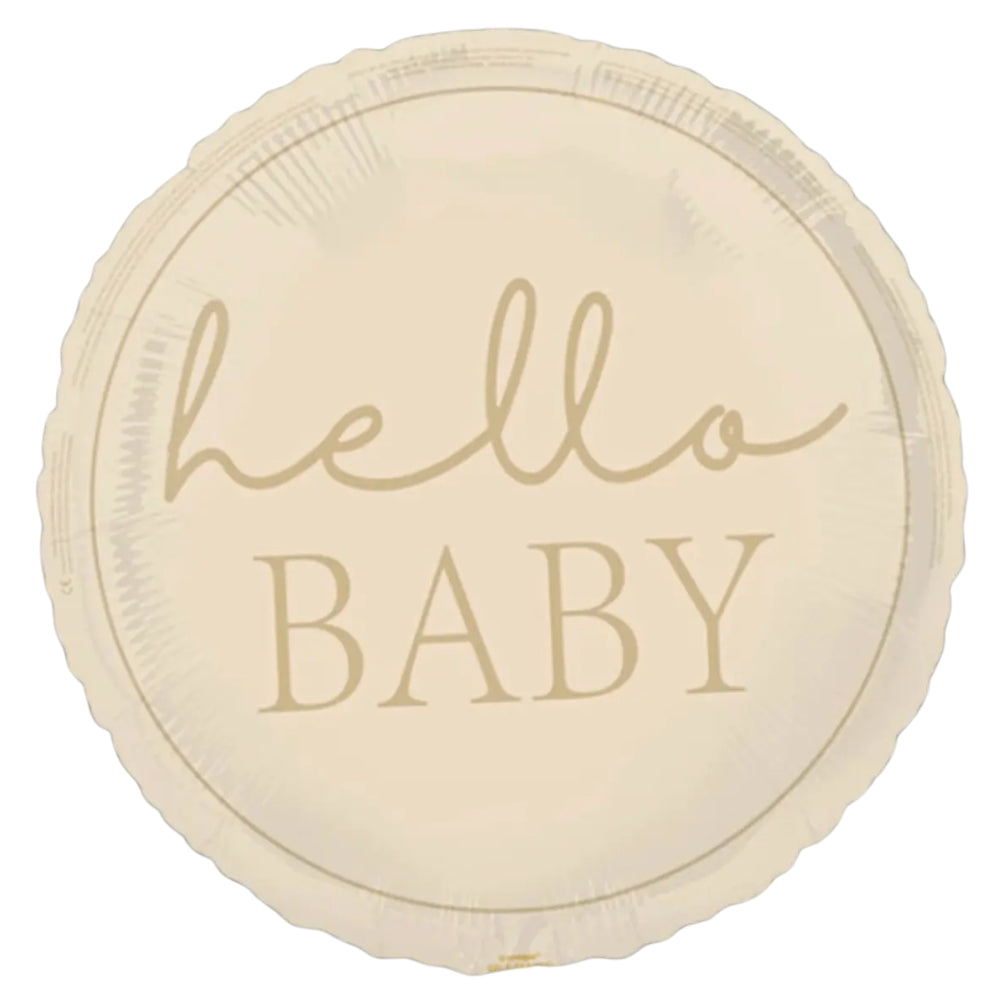 Hello Baby Nude Foil Balloon