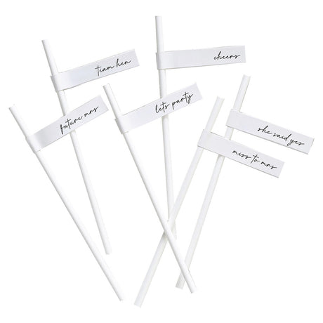 Hen Party Straws 16pk