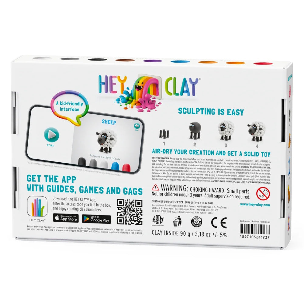 Hey Clay - Animals (6 Cans)