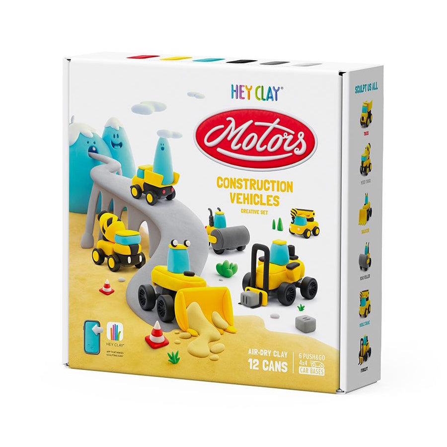 Hey Clay - Construction Vehicles (15 Cans)