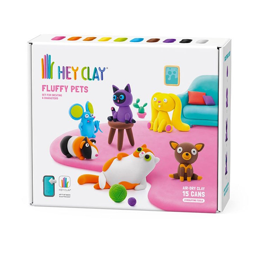 Hey Clay - Fluffy Pets (15 Cans)