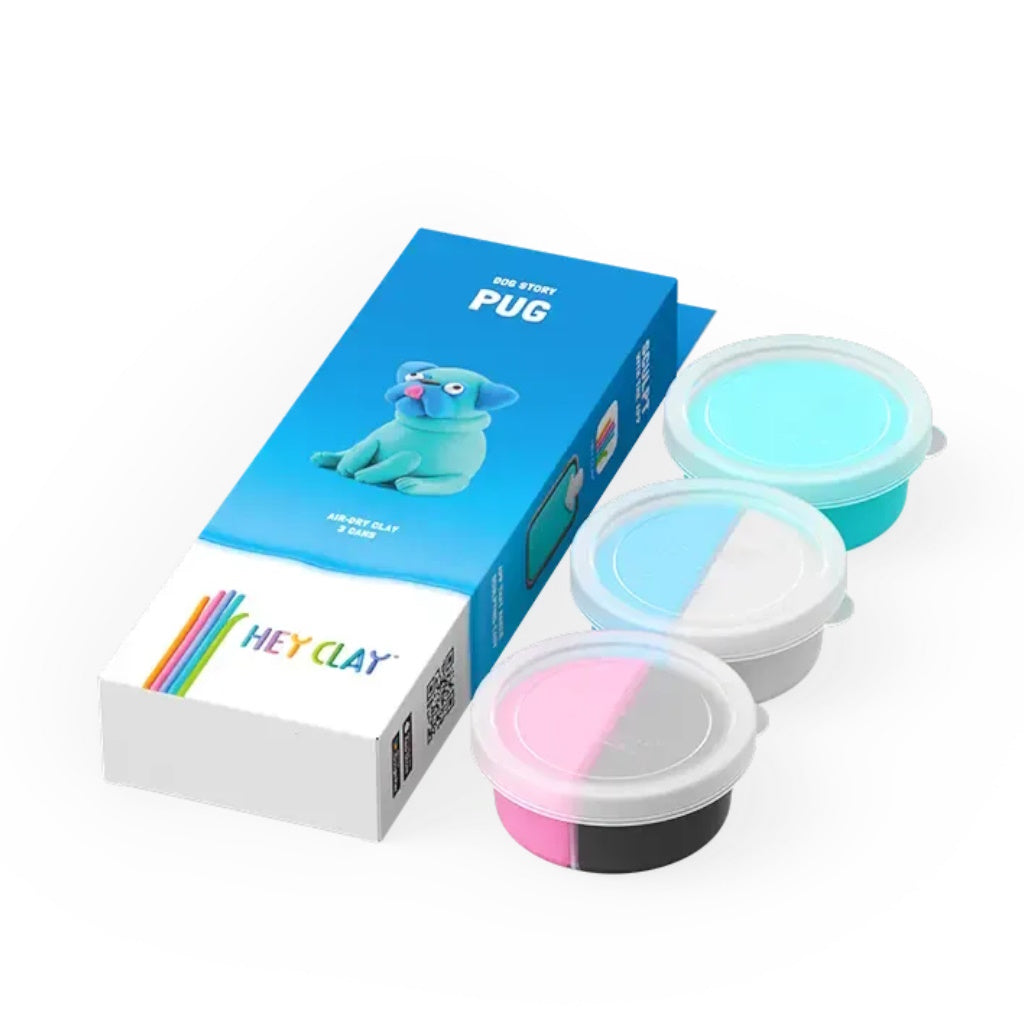 Hey Clay Dog Story - Pug (3 Cans)