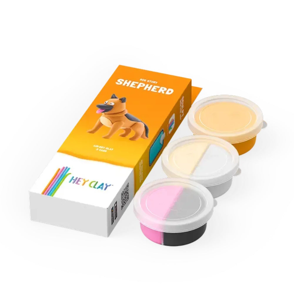 Hey Clay Dog Story - Shepherd (3 Cans)