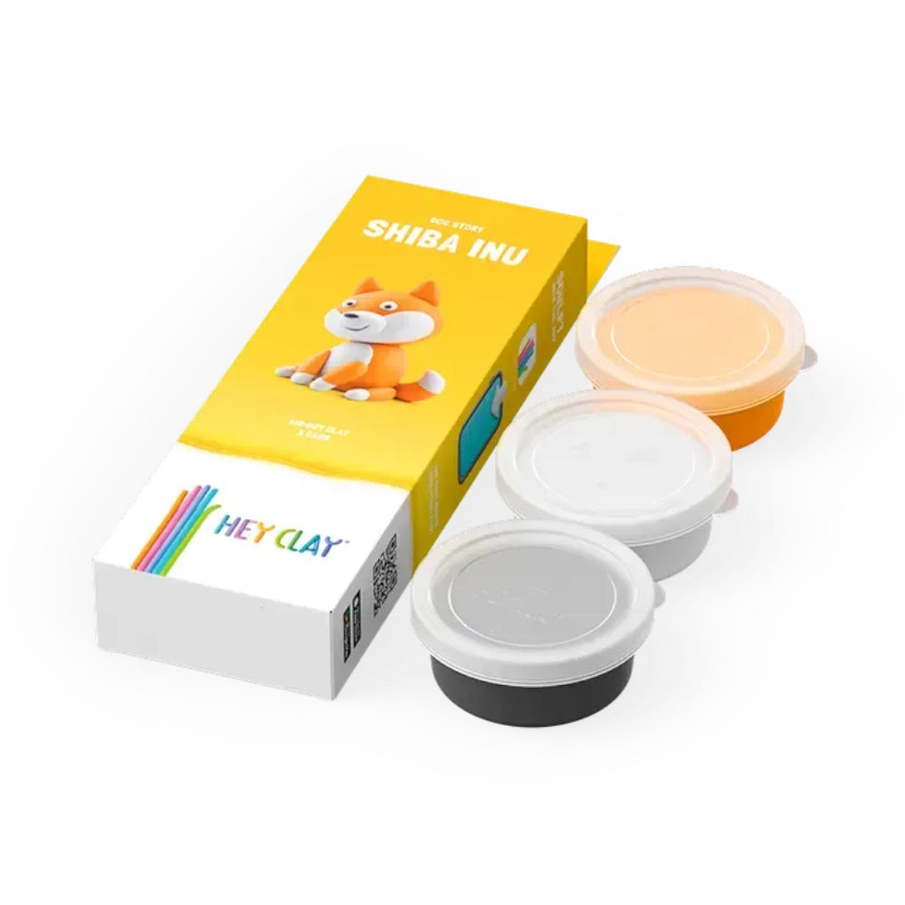 Hey Clay Dog Story - Shiba Inu (3 Cans)