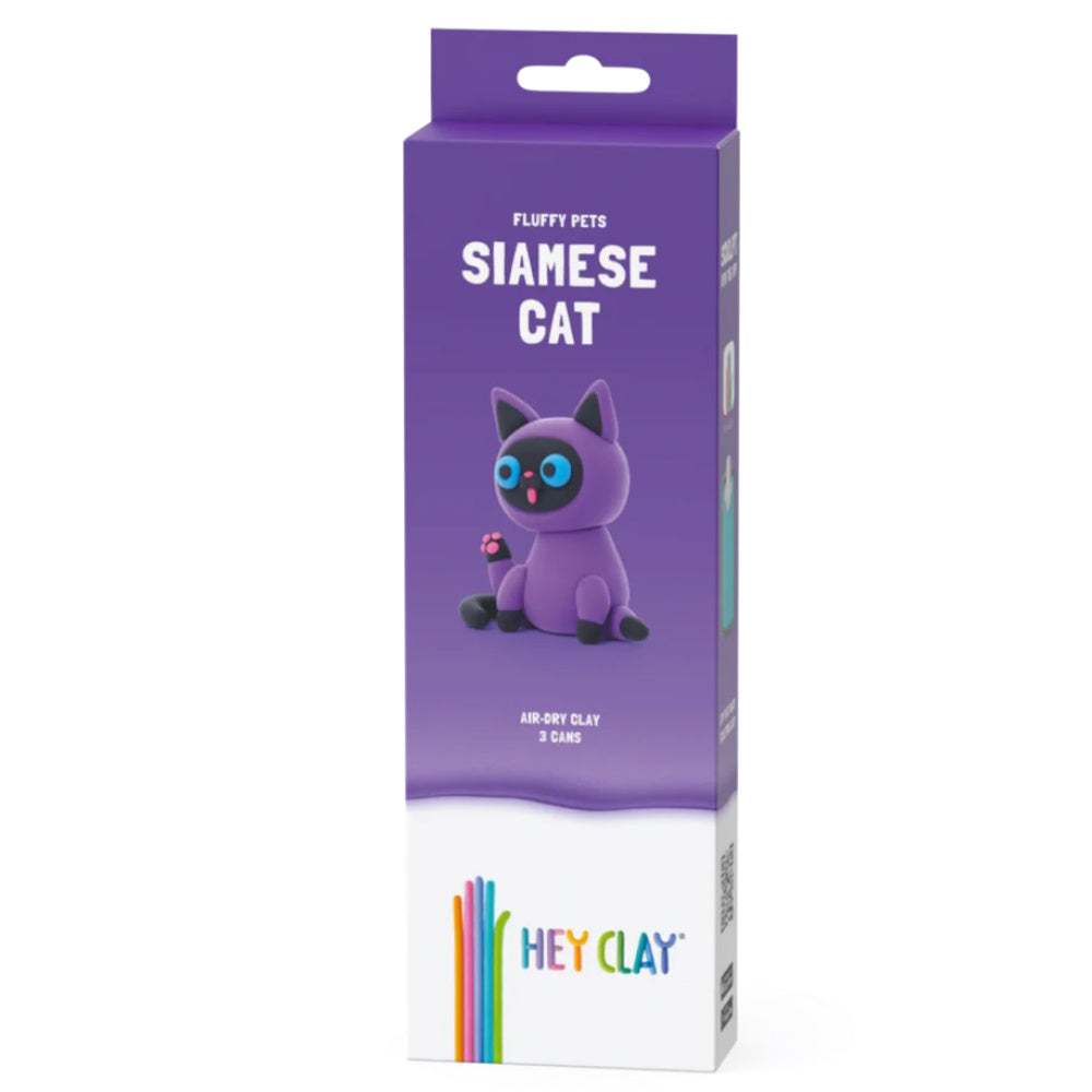 Hey Clay Fluffy Pets - Siamese Cat (3 Cans)