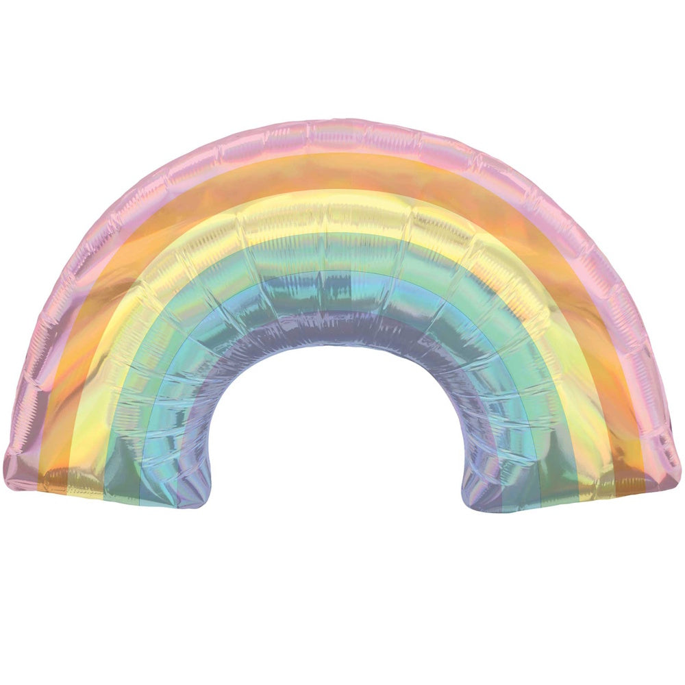 Holographic Rainbow SuperShape Foil Balloon