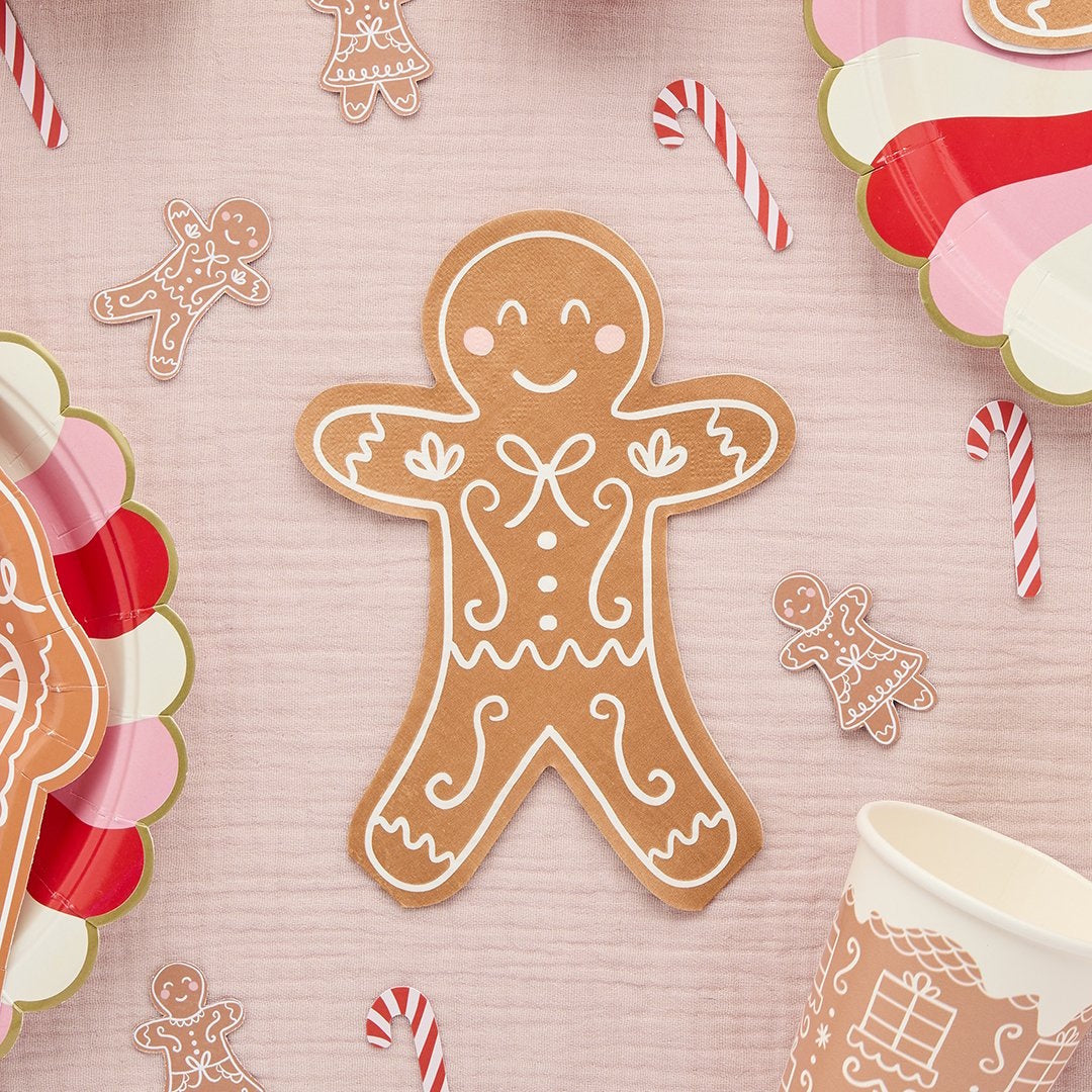 Gingerbread Lunch Napkins 16pk