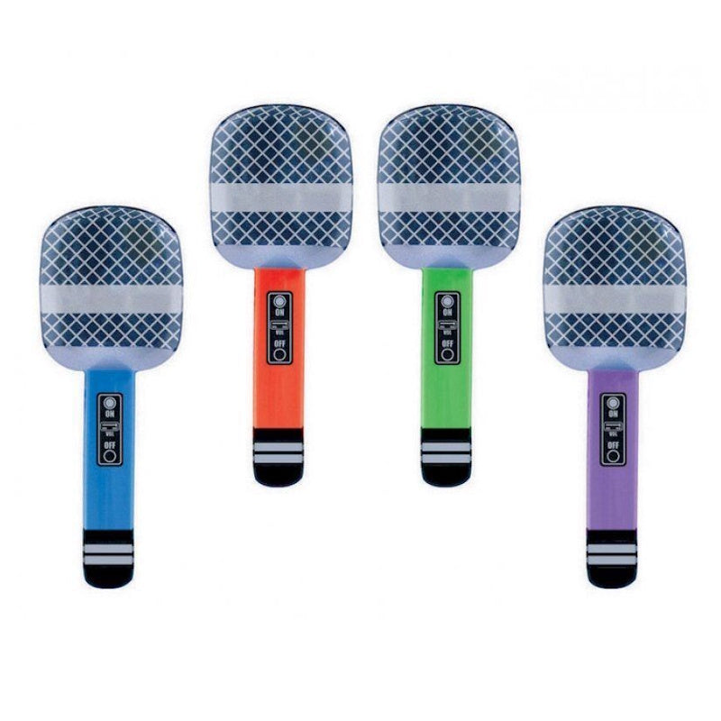 Inflatable Microphones 4pk