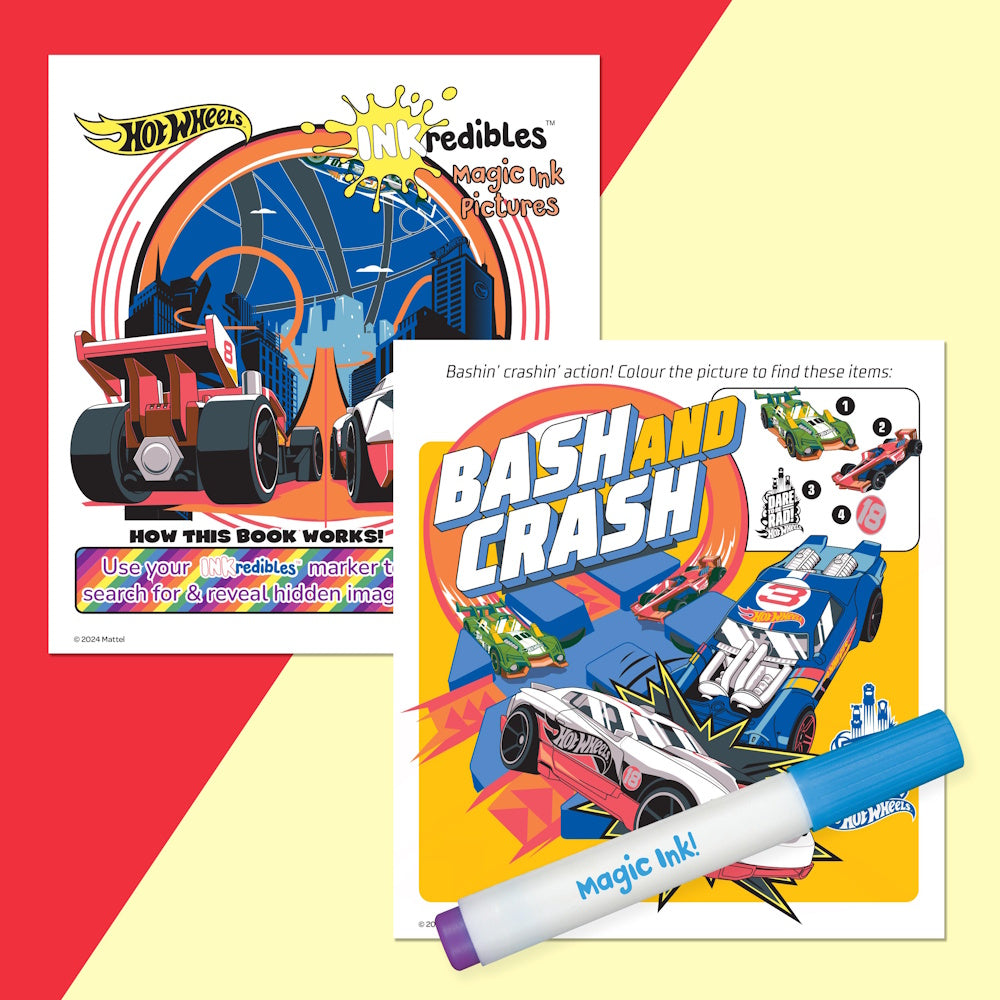 Inkredibles Magic Ink Pictures - Hot Wheels