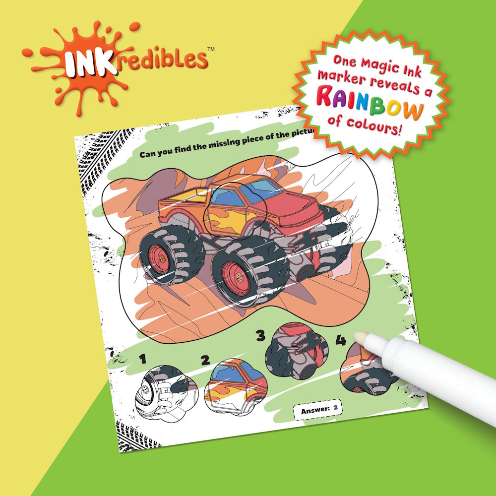 Inkredibles Magic Ink Pictures - Monster Machines