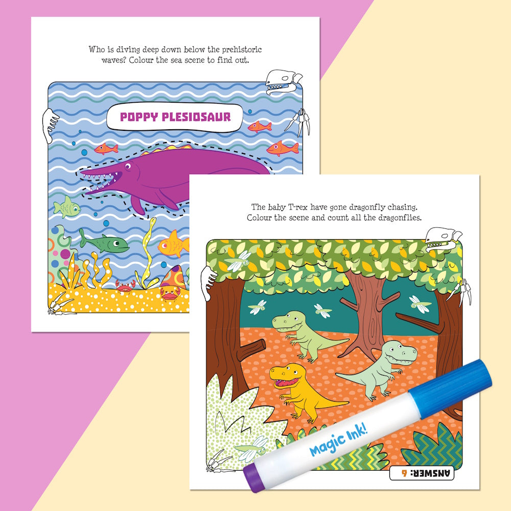 Inkredibles Magic Ink Pictures - Roarsome Dinosaurs