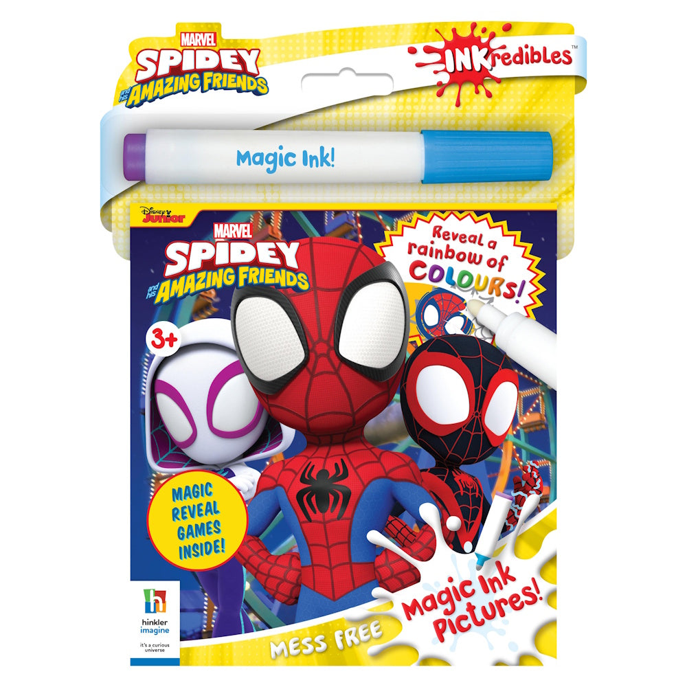 Inkredibles Magic Ink Pictures - Spidey & His Amazing Friends